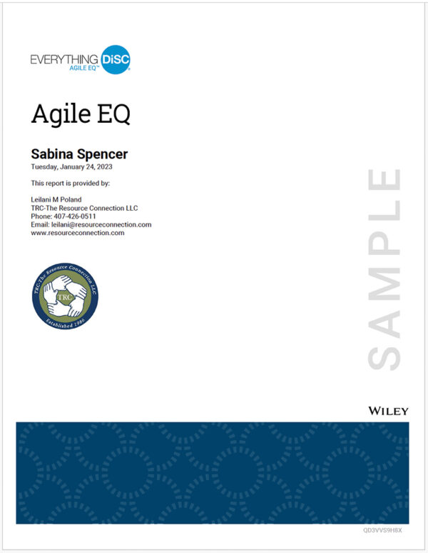 Everything DiSC Agile EQ Report Cover
