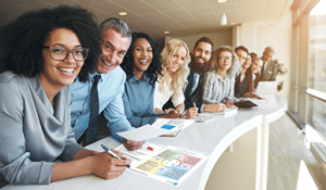 Team working with DiSC